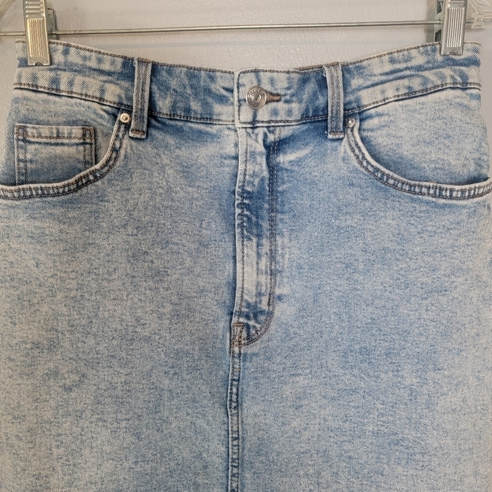 H&M/Divided denim mini pencil skirt - Picture 7 of 11